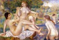 Die große Badende weibliche Nacktheit Pierre Auguste Renoir